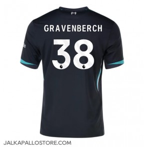 Liverpool Ryan Gravenberch #38 Vieraspaita 2024-25 Lyhythihainen